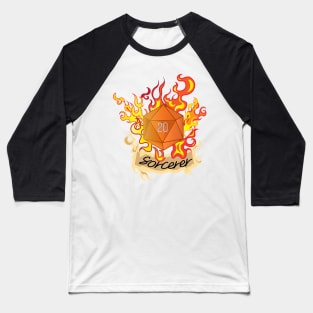 Dungeons & Dragons Sorcerer D20 Baseball T-Shirt